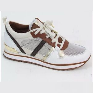 Michael Kors Dash Trainer Sneaker (Women's) - Luggage Multi - Sz 8.5 M Low Top